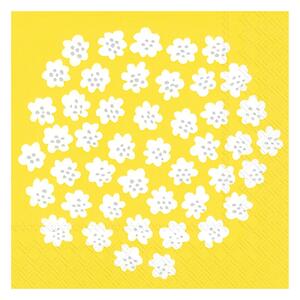 Marimekko Puketti napkin 33x33 cm 20-pack Yellow