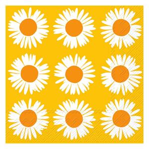 Marimekko Sunflower napkin 33x33 cm 20-pack Orange-yellow