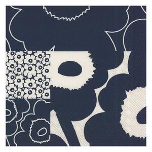 Marimekko Collage napkin 33x33 cm 20-pack Dark Blue