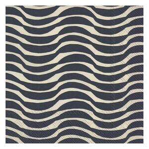 Marimekko Palko napkin 33x33 cm 20-pack Cream blue