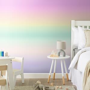 Ombre Rainbow Mural Pink/Green/Purple