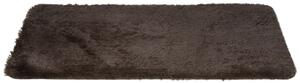 HOMCOM Brown Fluffy Rug, Shaggy Area Rugs Carpet for Living Room, Bedroom, Dining Room, 90x150 cm
