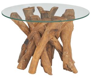 Coffee Table Solid Teak Driftwood 60 cm