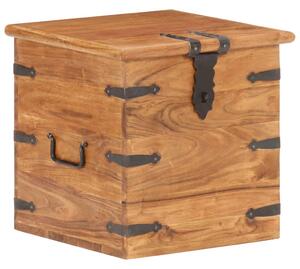 Chest 40x40x40 cm Solid Acacia Wood