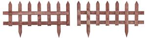 Outsunny Set of 12 Wooden 60cm Garden Fence Pieces Aosom UK