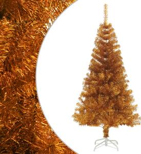 Artificial Christmas Tree with Stand Gold 150 cm PET