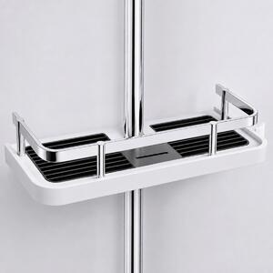 Showery® No Drill Shower Caddy - Effortless Shower Rail Installation