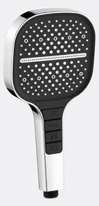 Showery® 7 Mode Water Saving Piano Shower Head, Black