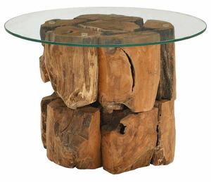 Coffee Table Solid Teak Driftwood 60 cm