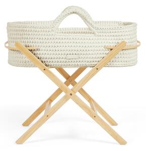 Ickle Bubba Nova Moses Basket & Pine Stand