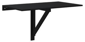 Folding Wall Table Black 100x60x56 cm Engineered Wood