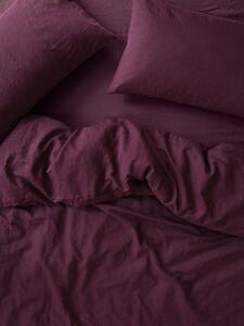 Berry Linen Blend Duvet Cover | Single | Piglet in Bed