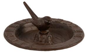 Fallen Fruits Sundial with Bird Bath