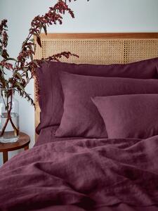 Berry 100% Linen Pillowcases (Pair) | Standard | Piglet in Bed