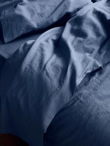 Blueberry Linen Blend Flat Sheet | Single | Piglet in Bed