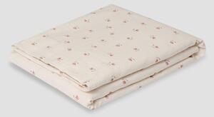 Pearl Posy Bud Linen Blend Flat Sheet | Double | Piglet in Bed