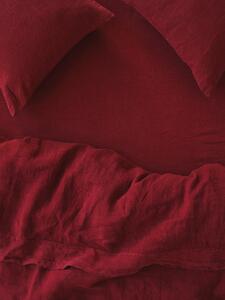 Rhubarb 100% Linen Fitted Sheet | Single | Piglet in Bed