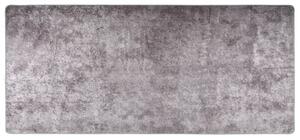 Corwin 300cm Polyester Washable Anti-Slip Rug In Grey