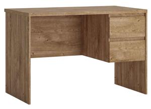 Felton Wooden Laptop Desk With 2 Drawers In Ribbeck Oak