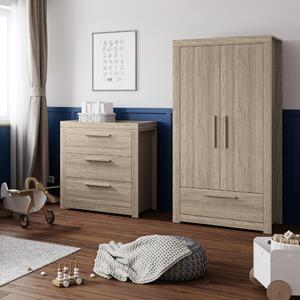 Little Acorns Ellesmere 3 Drawer Chest and Wardrobe Nursery Set