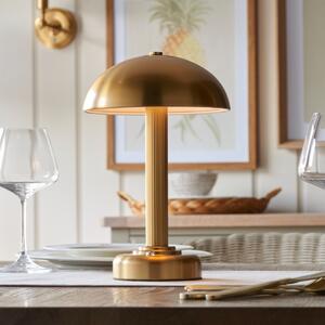 Endon 110455 Bridport Rechargeable Table Lamp In Warm Brass Finish