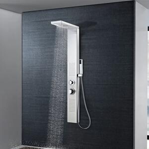 Appleton 4 Modes Shower Panel System With Shower Kit 1300mm Height - Silver