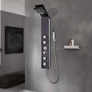Ardmore 3 Modes Shower Panel System With Shower Kit 1330mm Height - Brown