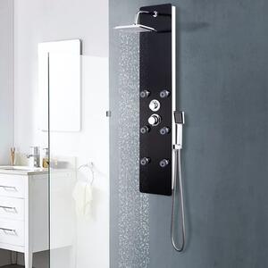 Armentia 3 Modes Shower Panel System With Shower Kit 1300mm Height - Black
