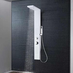 Appleton 4 Modes Shower Panel System With Shower Kit 1300mm Height - White