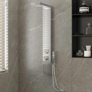 Appleton 4 Modes Shower Panel System With Shower Kit 1140mm Height - Silver