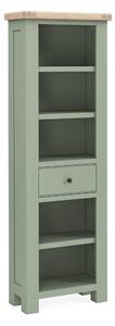 Salcombe Slim Bookcase Sage