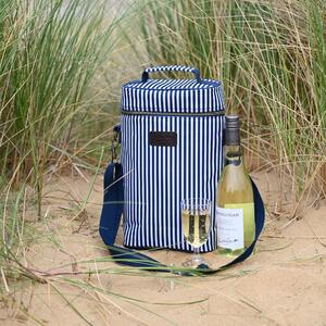 Insulated 2 Bottle Carrier Blue