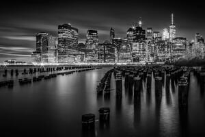 Photography Manhattan Skyline at Sunset | Monochrome, Melanie Viola