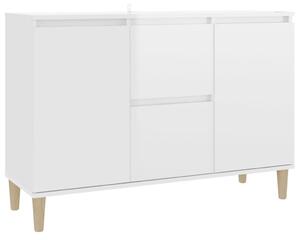 Sideboard High Gloss White 101x35x70 cm Engineered Wood