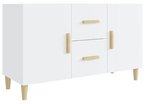 Sideboard High Gloss White 100x36x60 cm Engineered Wood