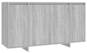 Sideboard Grey Sonoma 135x41x75 cm Engineered Wood