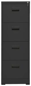 Filing Cabinet Anthracite 46x62x133 cm Steel