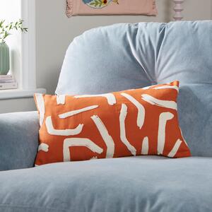 Elements Geometric Cushion Orange