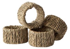 Tell Me More Nori napkin ring 4-pack Natural