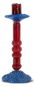 Byon Lara candle holder L 32 cm Wine Red