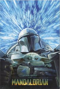 Poster Star Wars: The Mandalorian - Hyperspace, (61 x 91.5 cm)