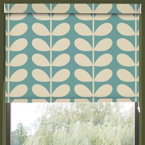 Orla Kiely Jumbo Solid Stem Translucent Made to Measure Roller Blind Duckegg