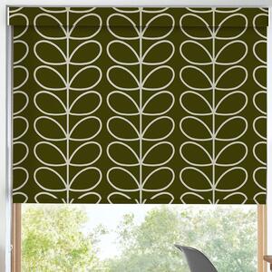 Orla Kiely Jumbo Linear Stem Translucent Made to Measure Roller Blind Kelp