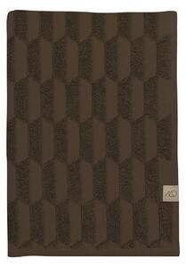 Mette Ditmer Geo towel 50x95 cm Chocolate