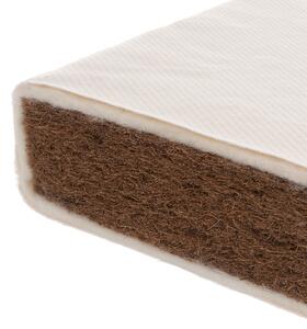 Obaby Natural Coir Wool Cot Bed Mattress White