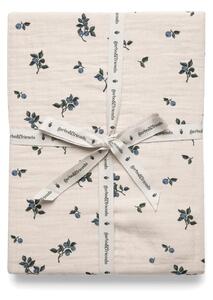 Garbo&Friends Blueberry Muslin fitted sheet 70x140x20 cm