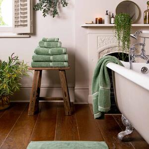 Piglet Meadow Green Cotton Towels Size Bath Towel