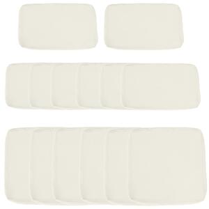 Outsunny Garden Rattan Sofa Seat Cushion Covers Replacement Outdoor, No Cushion Included, Beige