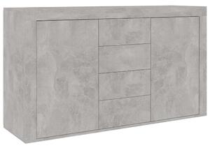 Sideboard Concrete Grey 120x36x69 cm Engineered Wood