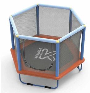 Kids Trampoline with Safety Enclosure Ociotrends 140 X 110 CM